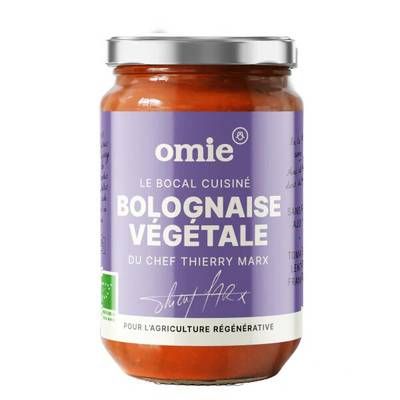 Omie Sauce Bolognaise Végétale Bio - Par le Chef Thierry Marx, 340g