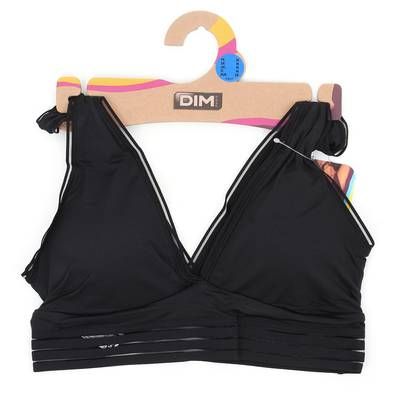 Dim Soutien-gorge triangle sans armatures en microfibre Noir, Taille M