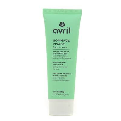 Avril Gommage visage bio, 50ml
