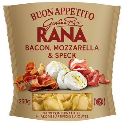 Giovanni Rana Tortellini Bacon, Mozzarella et Speck, 250g