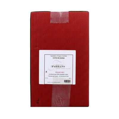 Côtes De Duras Rouge AOC Domaine Ferrant, Bag in box 5L
