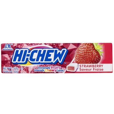 Hichew Chewing gum Fraise, 50g