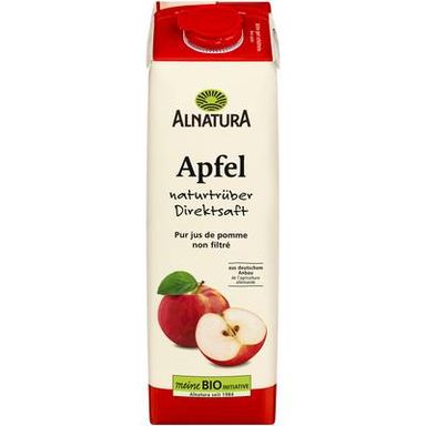 Alnatura Jus de pomme bio non filtré, 1L