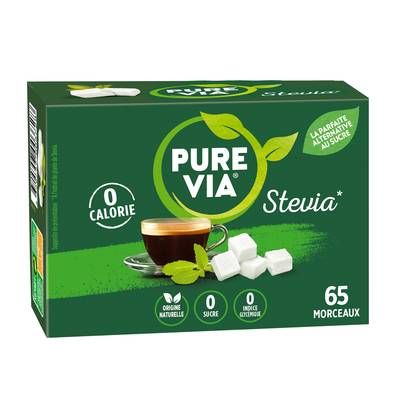 Pure Via Stevia 65 morceaux, 130g