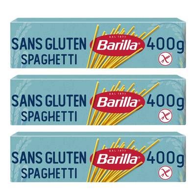 Barilla Sans Gluten Pâtes Spaghetti N°5 Sans Gluten, Lot de 3x400g