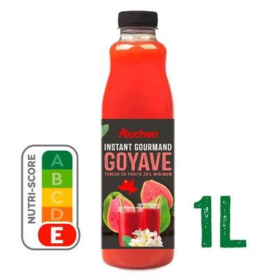 Auchan Nectar de goyave, 1L
