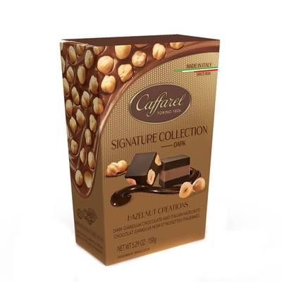 Caffarel Assortiment Hazelnut Creations Signature Chocolat Noir, 150g