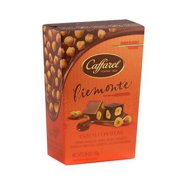 Caffarel Hazelnut Creation Cornet Piemonte Assortiment Lait Et Noir, 150g