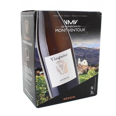 Méditerranée blanc IGP Viognier 13°, Bag in box 3L