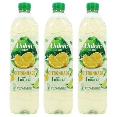 Volvic Juicy Citronnade, Lot de 3x1,5L