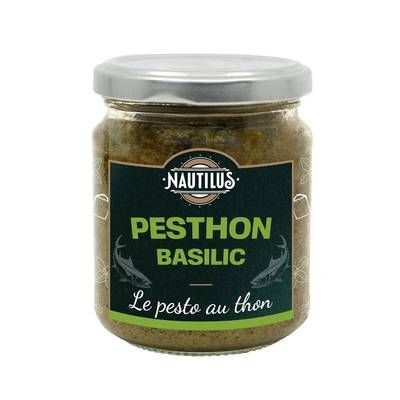 Nautilus Sauce Pesthon Basilic - Pesto au thon, 180g