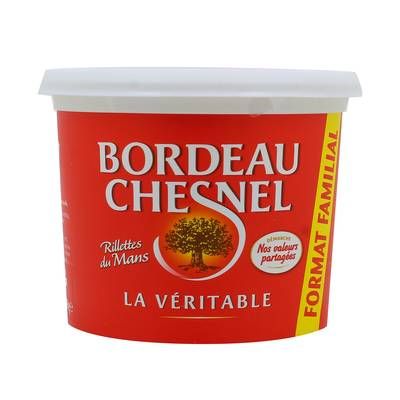 Bordeau Chesnel Véritables Rillettes Pur Porc, 400g