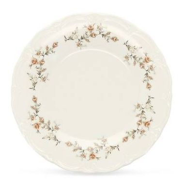 Collection Retro Assiette plate 27,5cm brown flower Retro