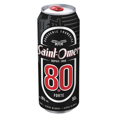 Saint Omer Bière blonde forte 8°, 50cl