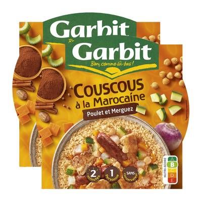 Garbit Couscous à la marocaine, Lot de 2x285g