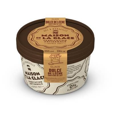 Maison de la Glace Crème glacée confiture de lait, 380g