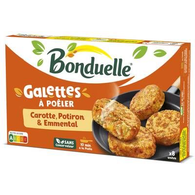 Bonduelle Galette carotte potiron emmental, 300g
