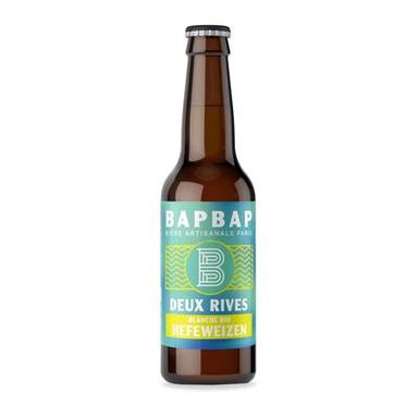 BAPBAP Bière blanche hefeweizen bio 4,5°, 33cl