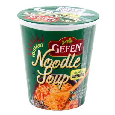 Gefen Soupe instantanée aux Nouilles saveur Légumes, 66g