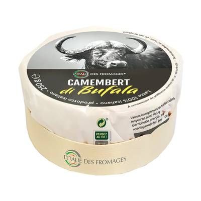 L'Italie des fromages Camembert di Bufala, 250g