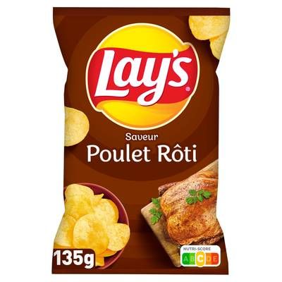 Lay's Chips poulet rôti, 135g