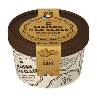 Maison de la Glace Glace artisanale Café, 380g