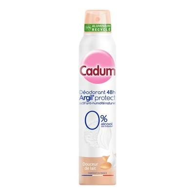 Cadum Déodorant Argil Protect 0% Alcool 48H, 200ml