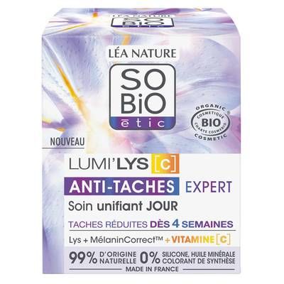 SO'BIO ETIC Soin Visage Jour Anti - Tâches Expert, 50ml