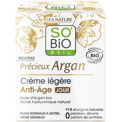 So'Bio Crème de jour - Anti-âge - Peaux normales à sèches - Cosmébio, 50ml