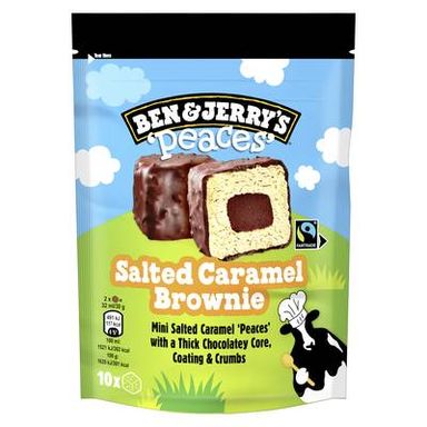 Ben&Jerry's Bonbons glacés caramel brownie, 150g