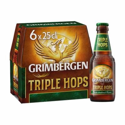 Grimbergen Bière triple hops 7.5°, 6x25cl