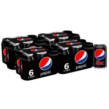 Pepsi Zéro sucres, Lot de 4 - 6x33cl