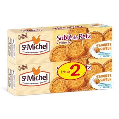 St Michel Biscuits Sablés De Retz, 2x120g