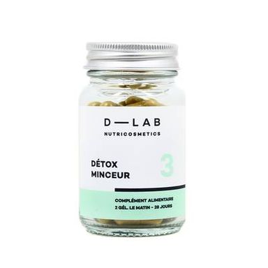 D-Lab Détox Minceur - Élimine les graisses - Compléments Alimentaires, 66  pièces