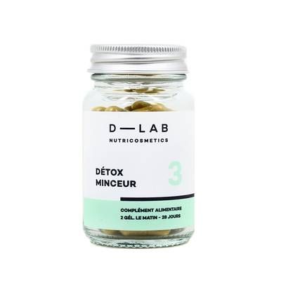 D-Lab Détox Minceur - Élimine les graisses - Compléments Alimentaires, 66  pièces