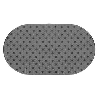 Arvix Fond de baignoire  PVC Translucide - Noir, 38 x 69 cm