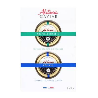 Akitania Coffret Caviar Découverte, 2x10g