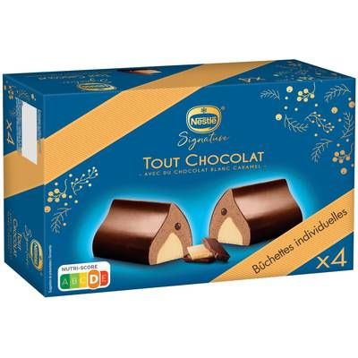 Nestlé Bûchettes glacées tout chocolat, 4 Bûchettes - 310g