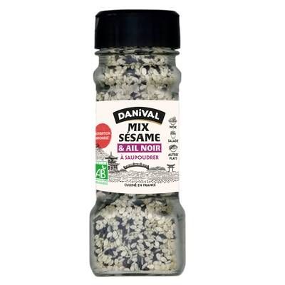 Danival Mix sésame & ail noir bio à saupoudrer, 45g