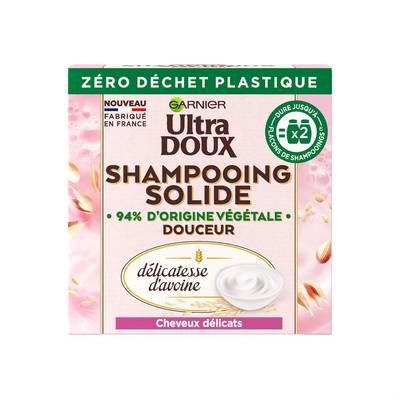 Garnier - Ultra Doux Shampooing solide Hydratant délicatesse, 60g