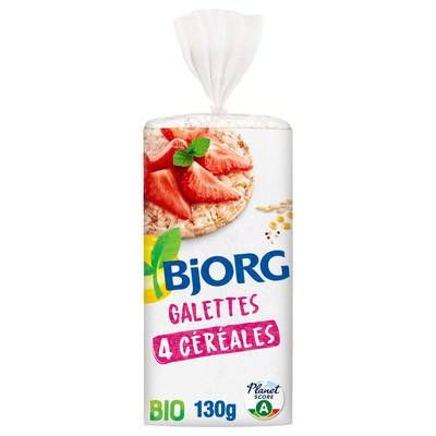 Bjorg Galettes 4 Cérérales Bio, 130g