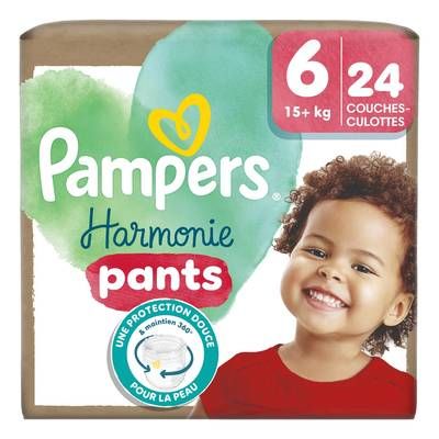 Pampers Harmonie Pants Couches Culottes Bébés Harmonie Pants 9-15kg T4, 24 couches culottes