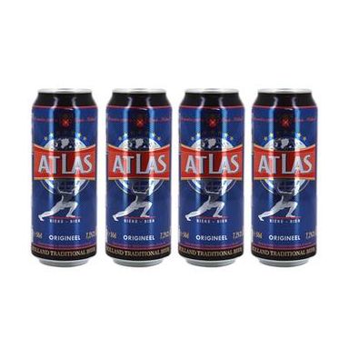 Atlas Bière blonde, Lot de 4x50cl