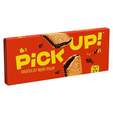 Bahlsen Biscuits pick up fourrés au chocolat noir x6, 168g