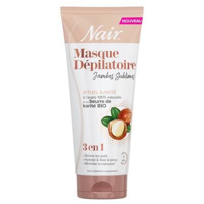 Nair Crème dépilatoir jambe karité, 180ml