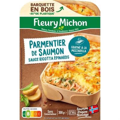 Fleury Michon Parmentier de Saumon Epinard, 300g