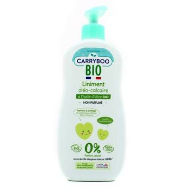 Carryboo Liniment Oléo-calcaire à l'huile d'olive Bio, 450ml