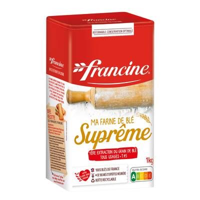 Francine Farine de Blé Suprême Type 45, 1kg