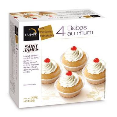 Erhard Baba au Rhum, 4x152g