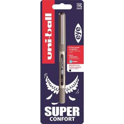 Uniball Stylo roller pointe fine encre liquide noire EYE, 1 Stylo